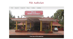 Desktop Screenshot of pckauditorium.com